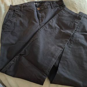 Old Navy navy tall skinny dress pants.